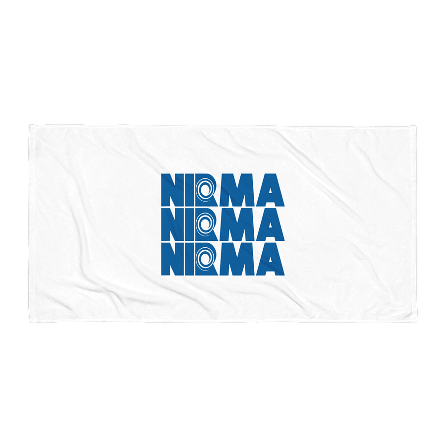 NIRMA Stacked Logo Beach Towel product image (1)