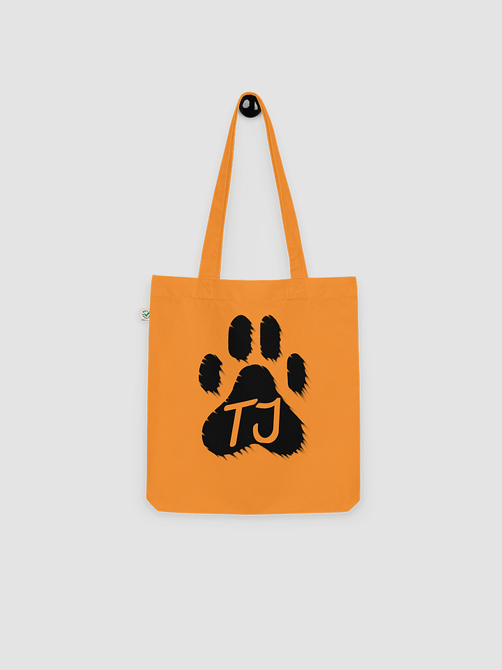 TJ Paw Organic Fashion Tote Bag (black detail) product image (2)