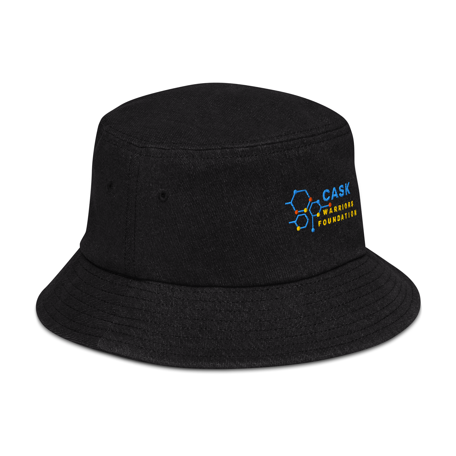 “Shield the Sun, Share the Fight” – CASK Warriors Denim Bucket Hat product image (5)