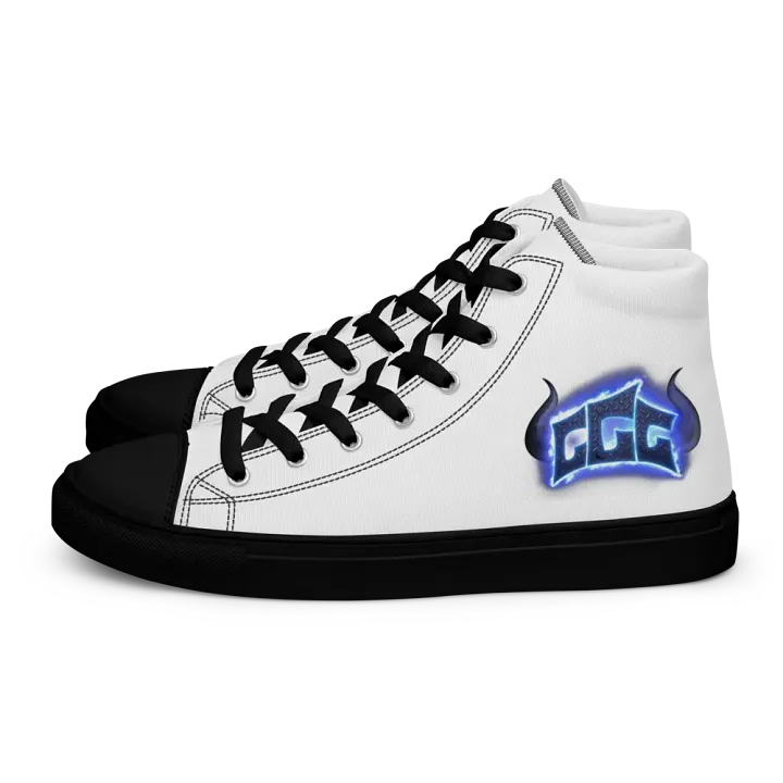 GGG Fire Logo Women's High Top Canvas Shoes product image (1)