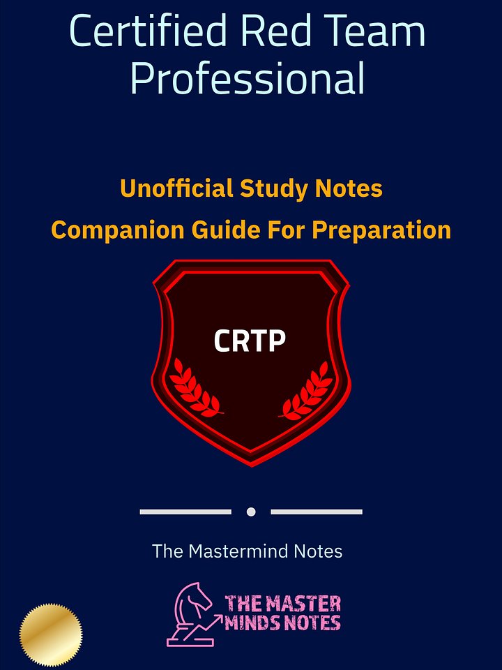 Certified Red Team Professional (CRTP) Study Notes & Guide (Unofficial) product image (1)