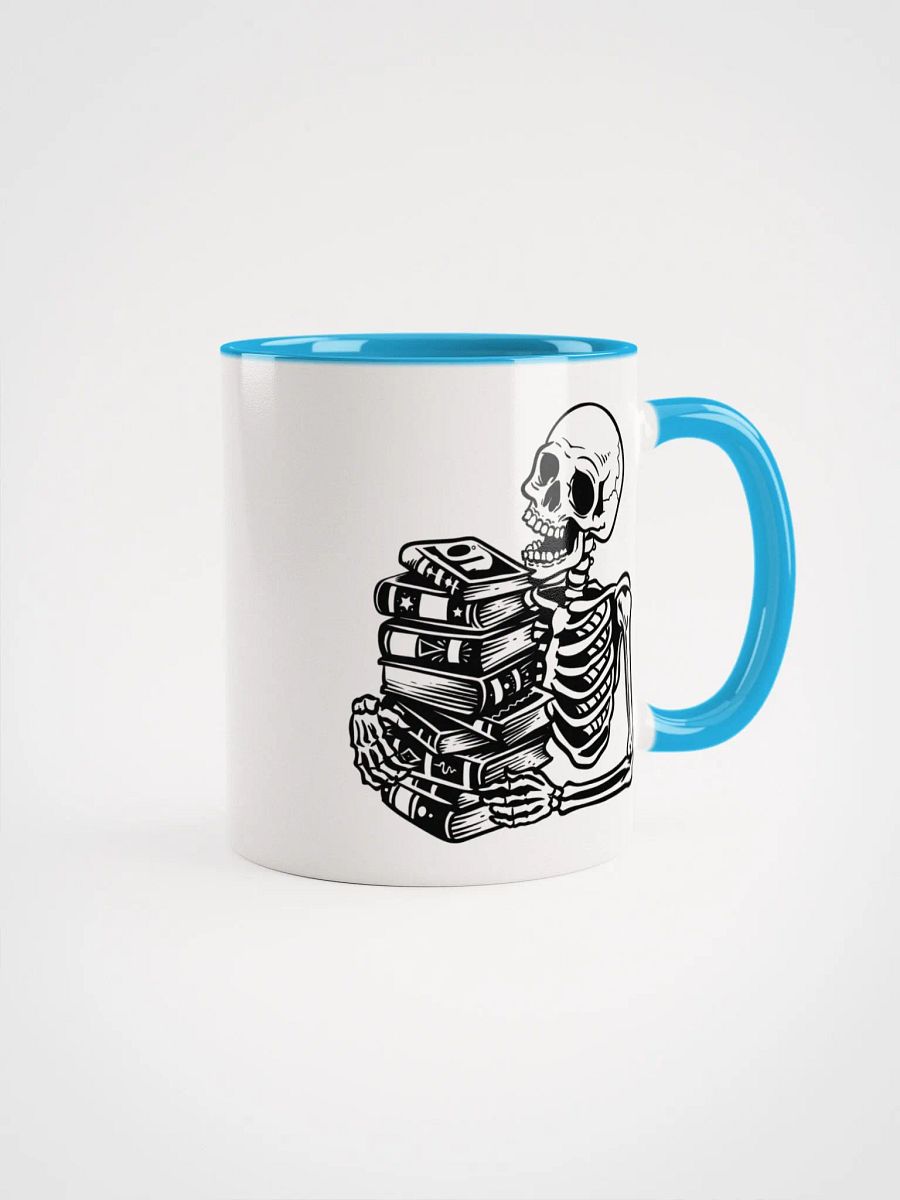 Skull Bookish Ceramic Mug product image (1)