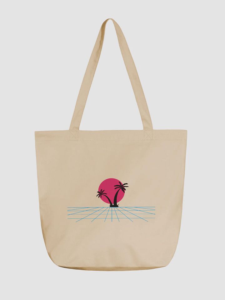 Retro Sun Grid Eco Tote product image (1)