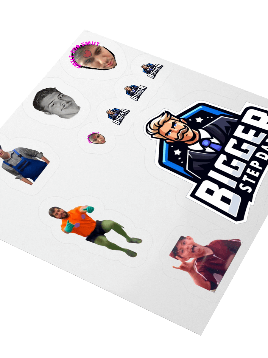 BIGGER STEP DAD Kiss Cut Sticker Collection product image (4)
