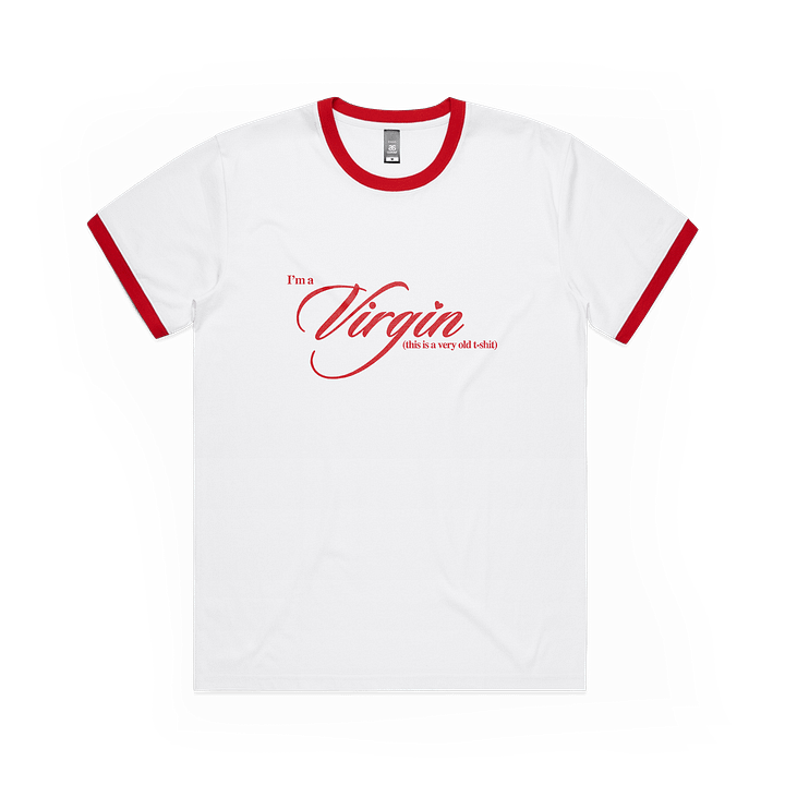 I'm a Virgin Red Ringer Tee product image (1)