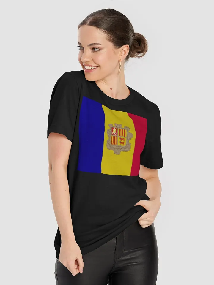 Exclusive Andorra Flag Unisex T-Shirt by Graphic Grove product image (1)
