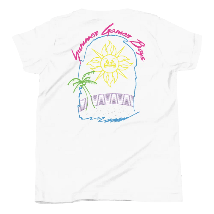 Kids Summer Gamer Boys Tee (80s Neon) product image (2)