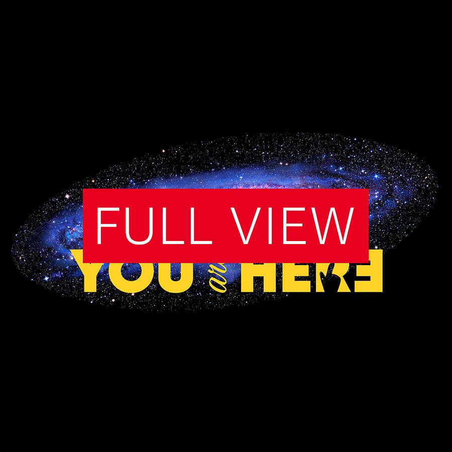 You are here: Milky Way galaxy map — Short-Sleeve Unisex T-Shirt, space t-shirt, star map product image (3)