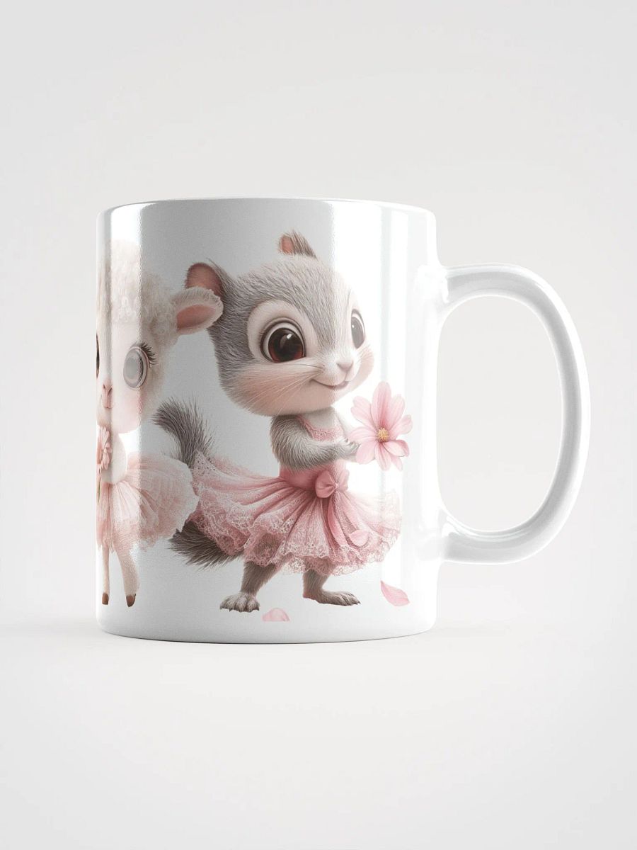 Baby Ballet Animals White Glossy Mug product image (1)