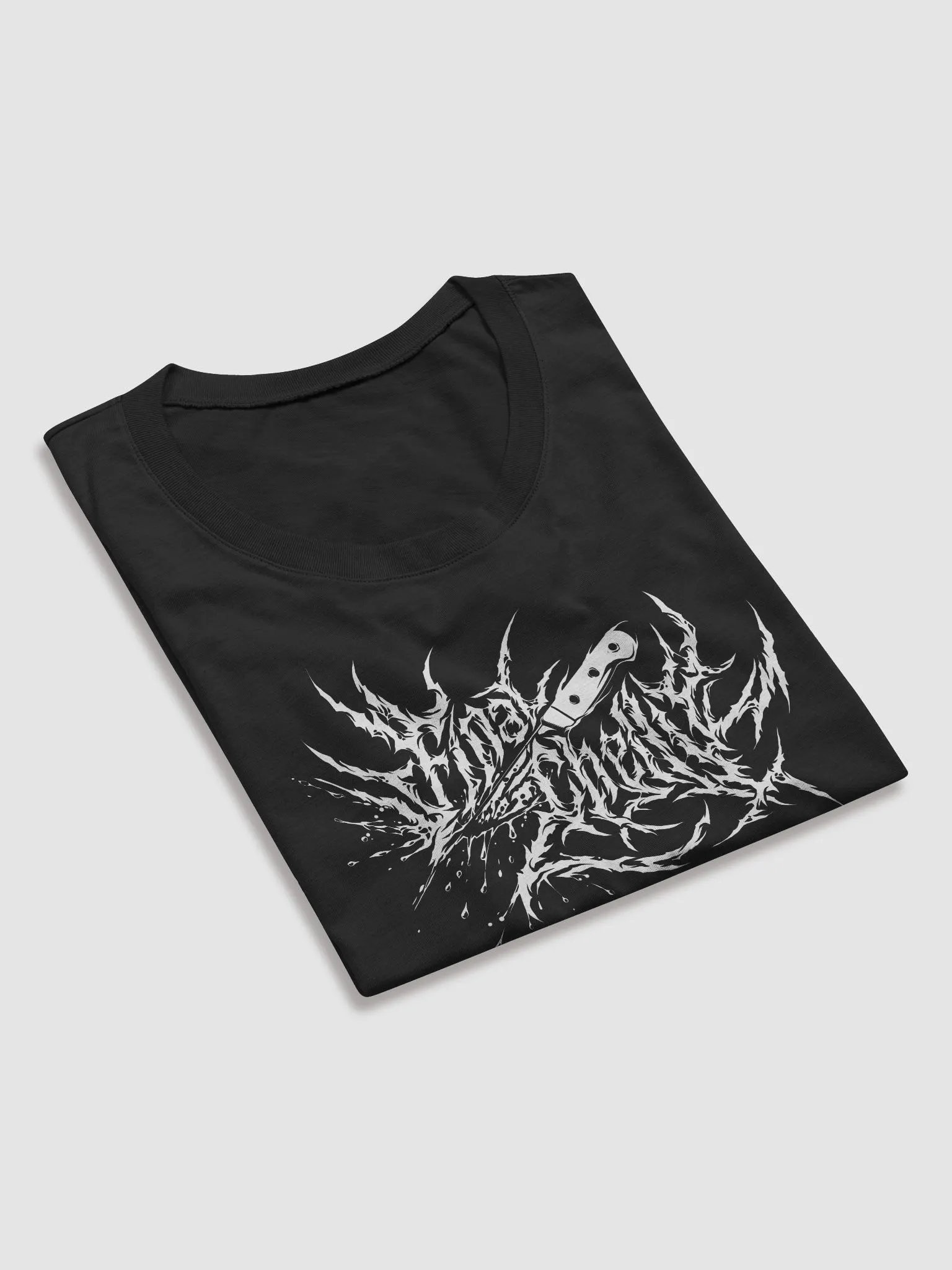 Keep It Metal White Logo Womens Triblend Printed Tee product image (4)
