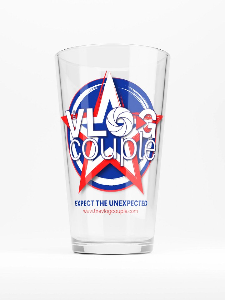 The Vlog Couple Beer Glass product image (1)