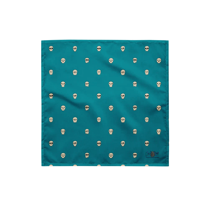 Skully Bandana (blue-green) product image (1)