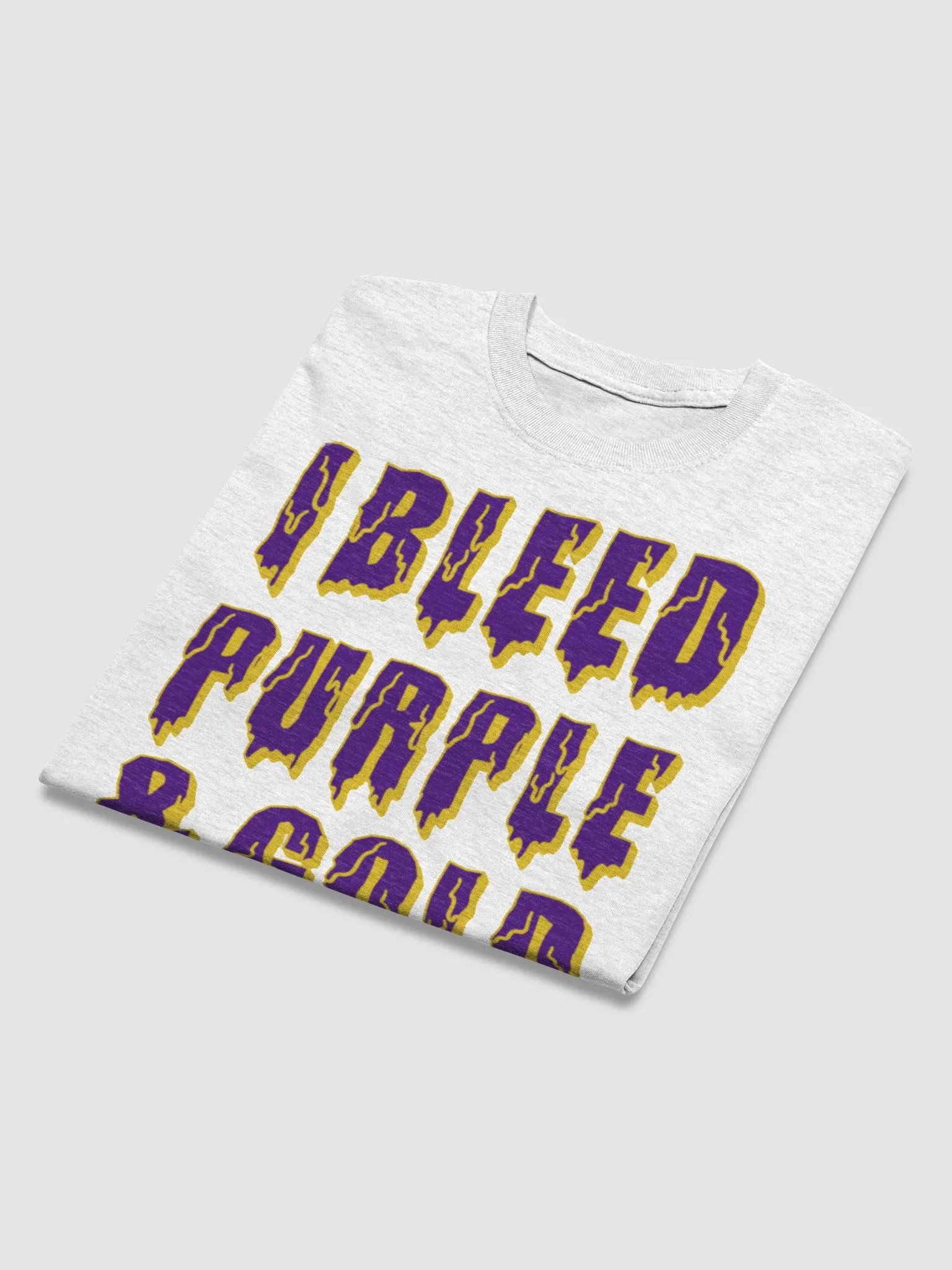 I BLEED PURPLE AND GOLD T-SHIRT product image (3)