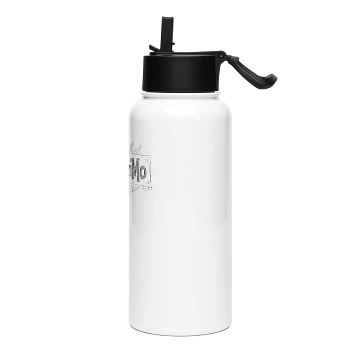 NanoWriMo Pencil-Drawn Evergreen Water Bottle - Stainless Steel product image (2)