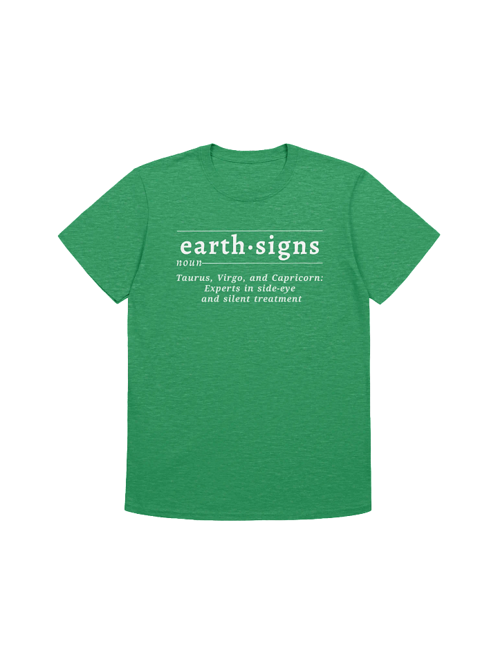 Earth Signs Def Unisex Tee v2 product image (1)