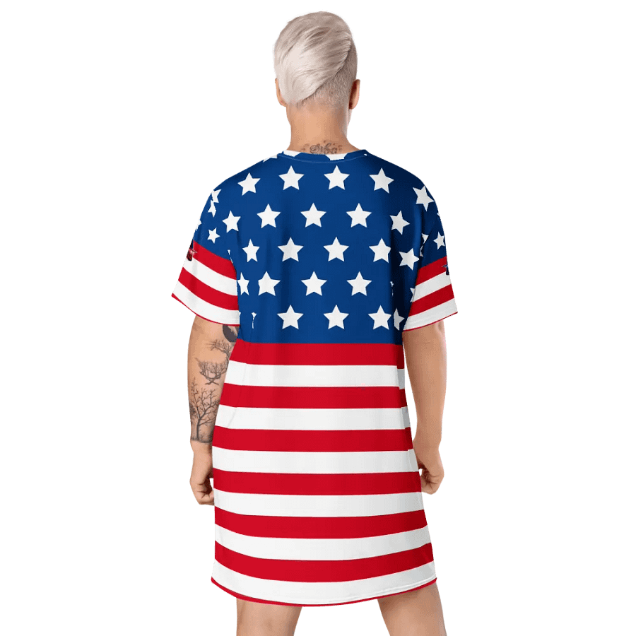 MOMMAWOLFCAT All-Over Print T-Shirt Dress product image (9)