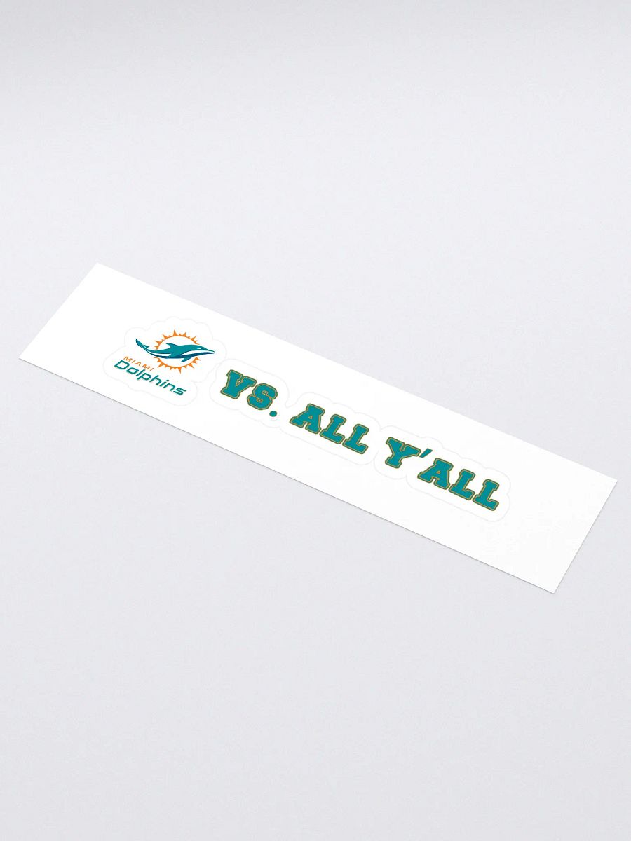 Dolphins Vs. All Y'all Miami Football Rivalry Design product image (1)