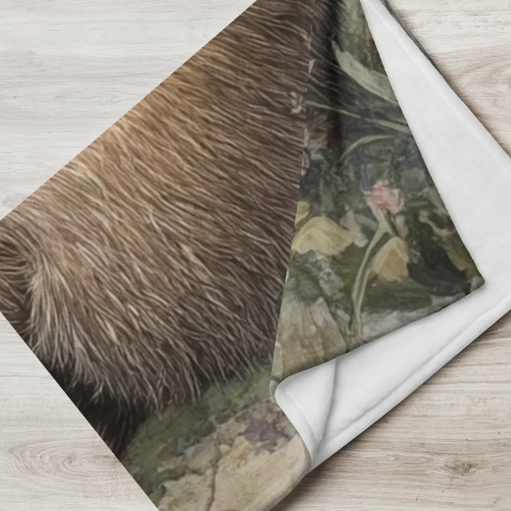 Raccoon Family Throw Blanket product image (7)