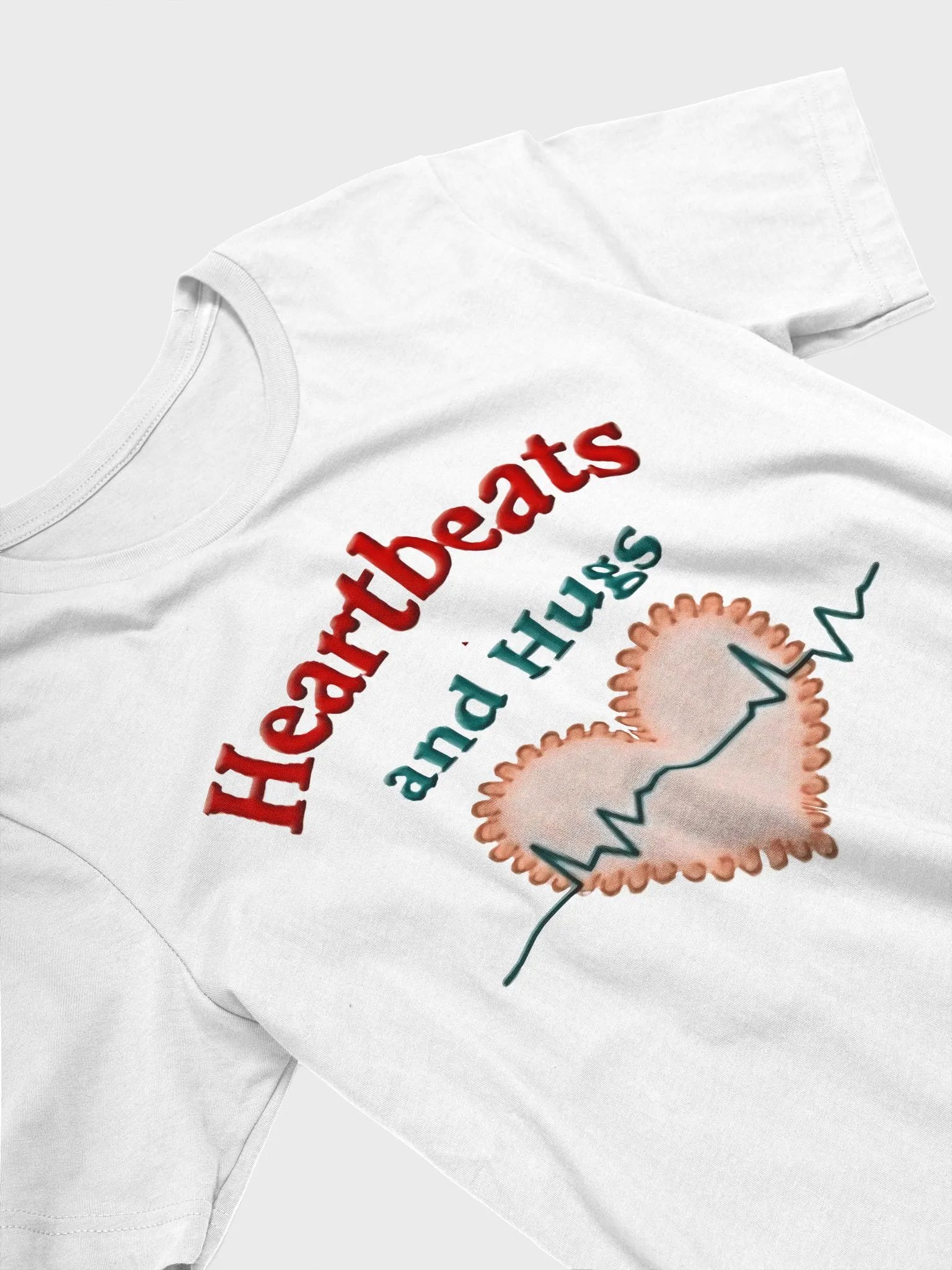 Heartbeats and Hugs Graphic T-shirt product image (32)