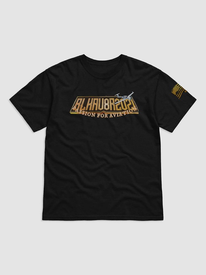 T-Shirt Passion for Aviation W/ Flag product image (1)