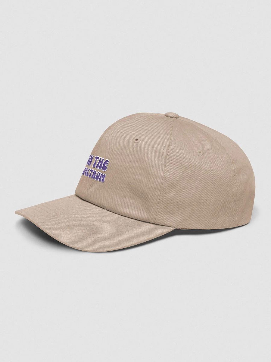 ON THE SPECTRUM (purple) groovy lined design embroidered classic dad hat product image (19)