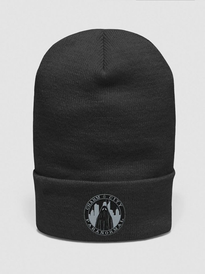 Charm City Paranormal Badge Embroidered Beanie product image (1)