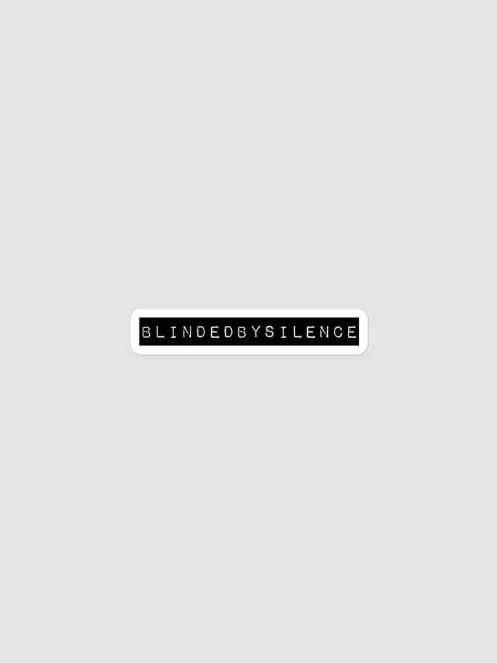 BlindedBySilence Sticker product image (1)