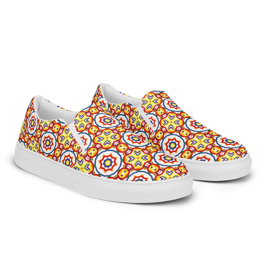 Mens Slip On Canvas - Rainbow (d) product image (9)