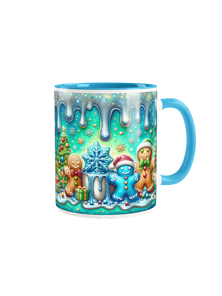 Gingerbread Wonderland Mug | Cute Christmas Cocoa Cup | Colorful Holiday Mug Gift | Retro Gingerbread Man Coffee Cup | Festive Holiday Decor product image (1)