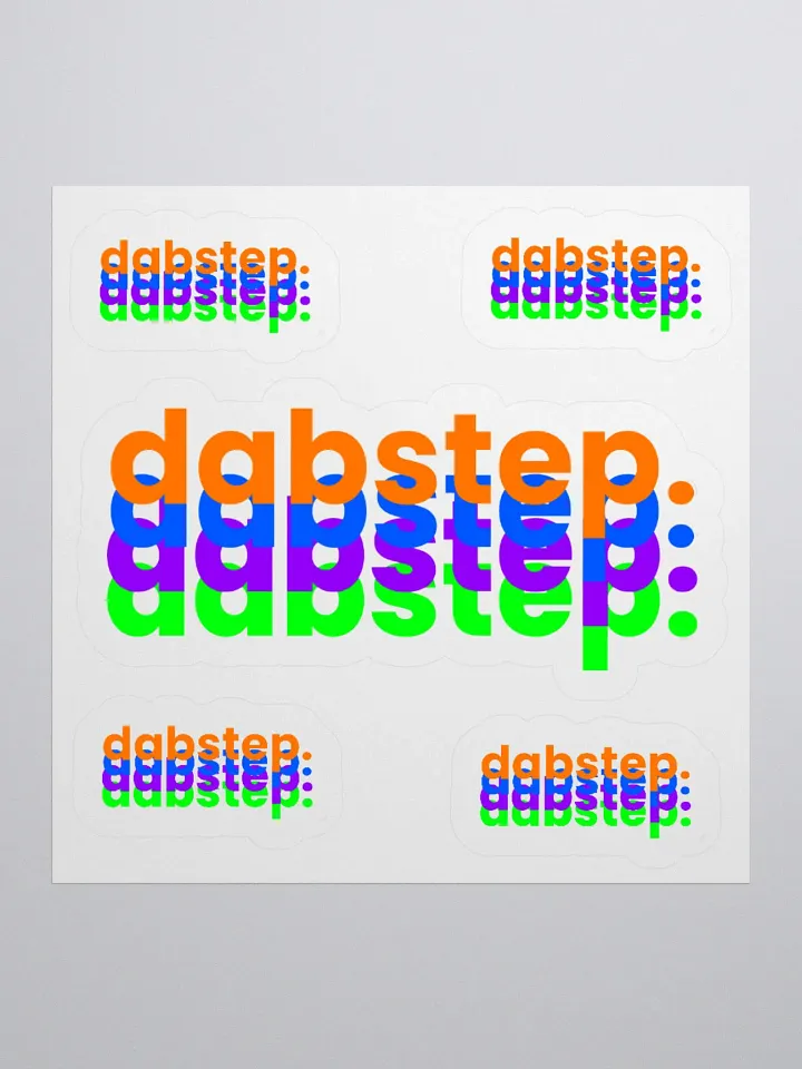 dabstep sticker sheet product image (2)
