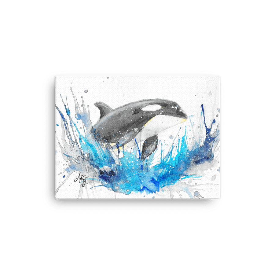 Orca Watercolor Thin Canvas product image (3)