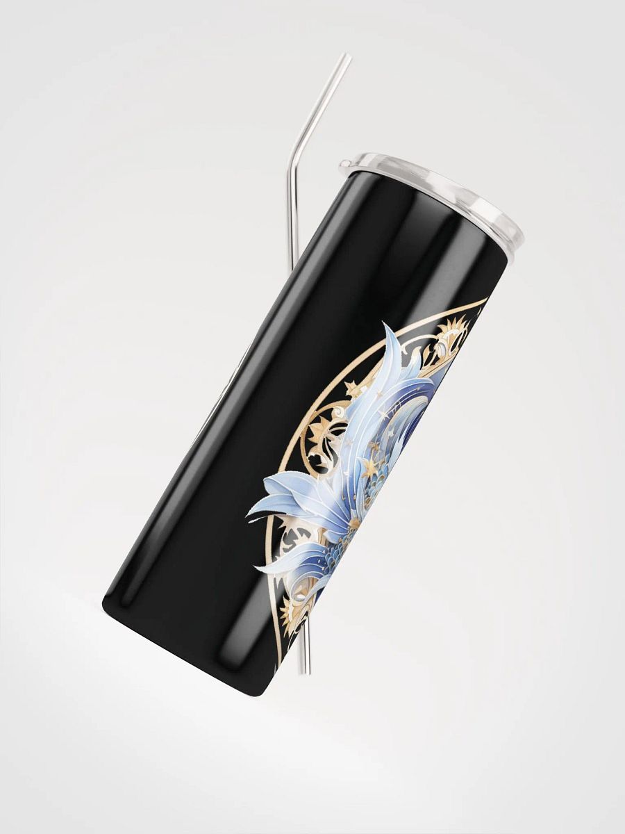 Pisces Zodiac Stainless Steel Tumbler: Dive into Dual Pisces Illustration Magic! ♓✨ product image (4)