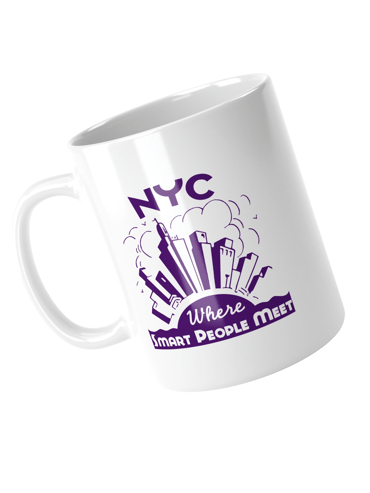 'NYC Smart' White Mug product image (4)