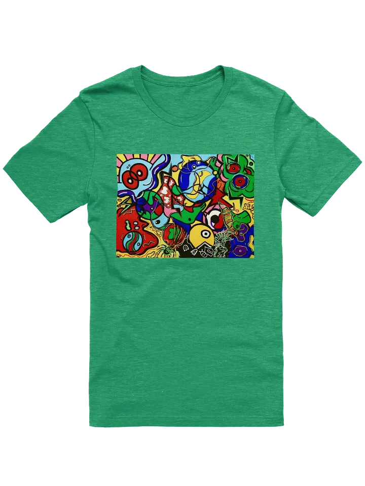 Chaos Turning Chaos Abstract Cartoon T-Shirt (alt version) product image (1)