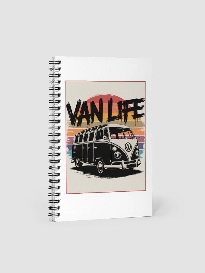 "VAN LIFE" Spiral Notebook 140 sheets product image (1)