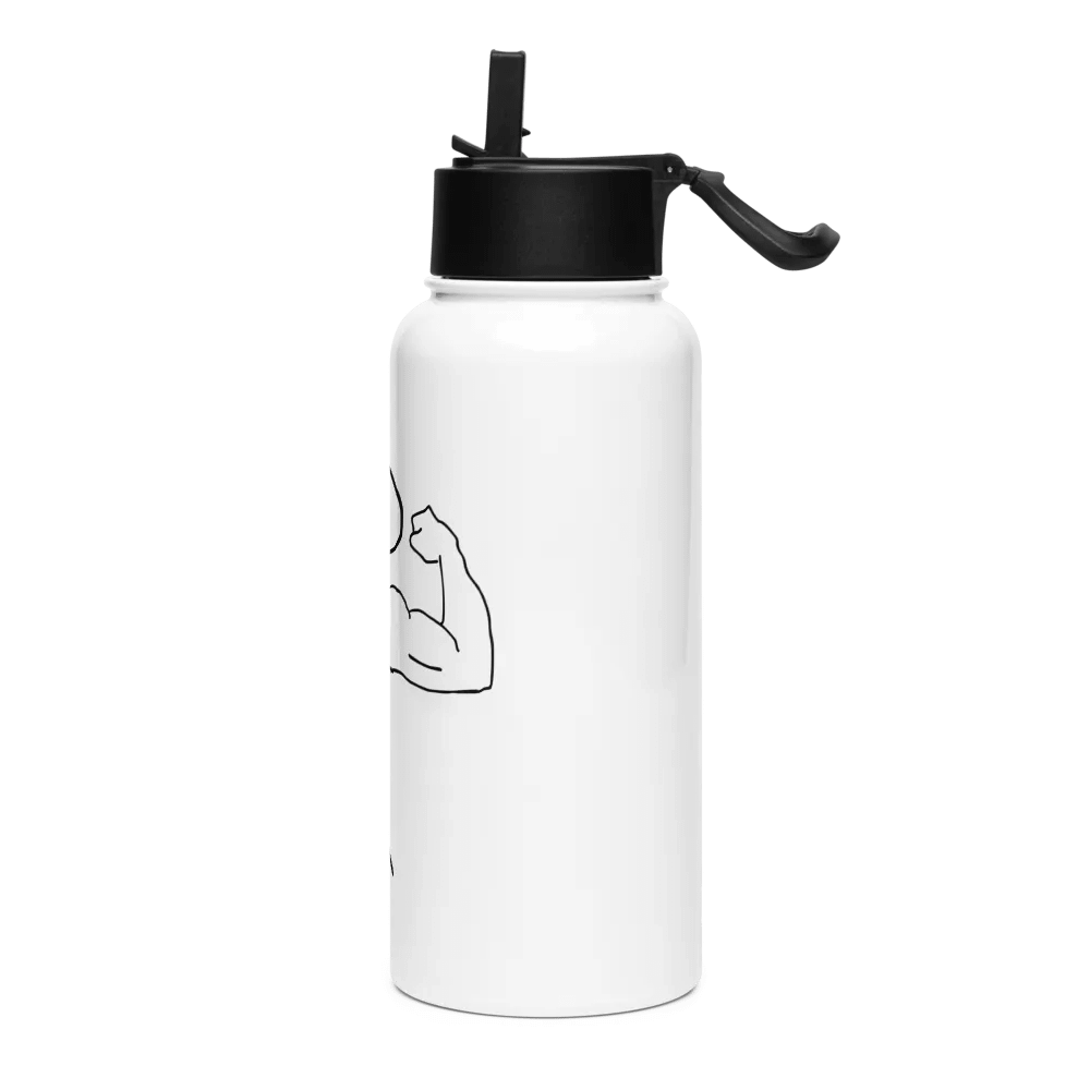 Bulked Up Stainless Steel Water Bottle product image (3)