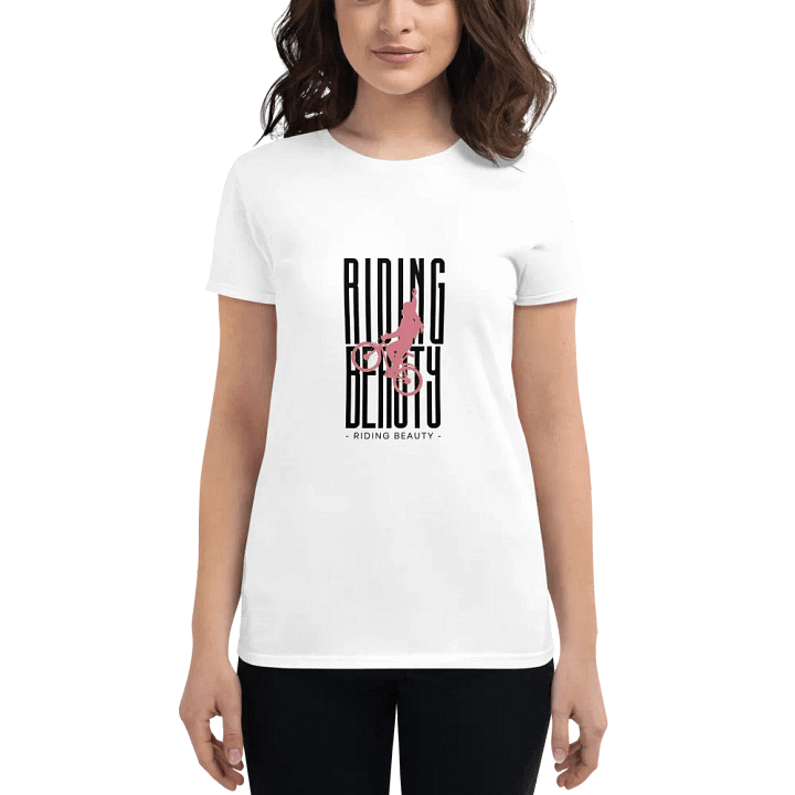 Riding Beauty T-Shirt (White) product image (1)