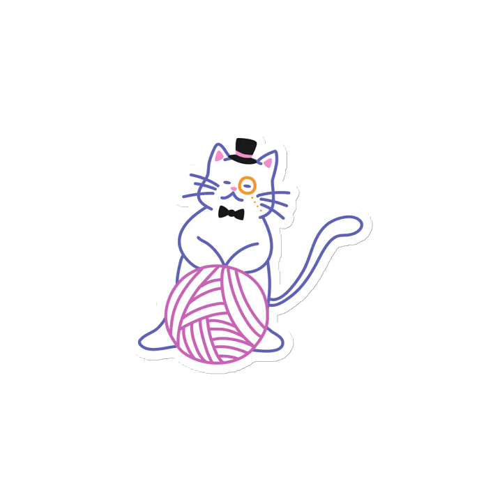 Dapper Cat Magnet product image (2)