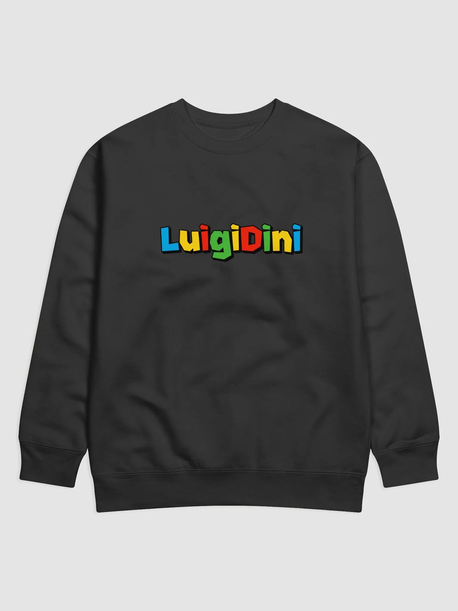 LuigiDini Sweatshirt (Mario Font) product image (1)