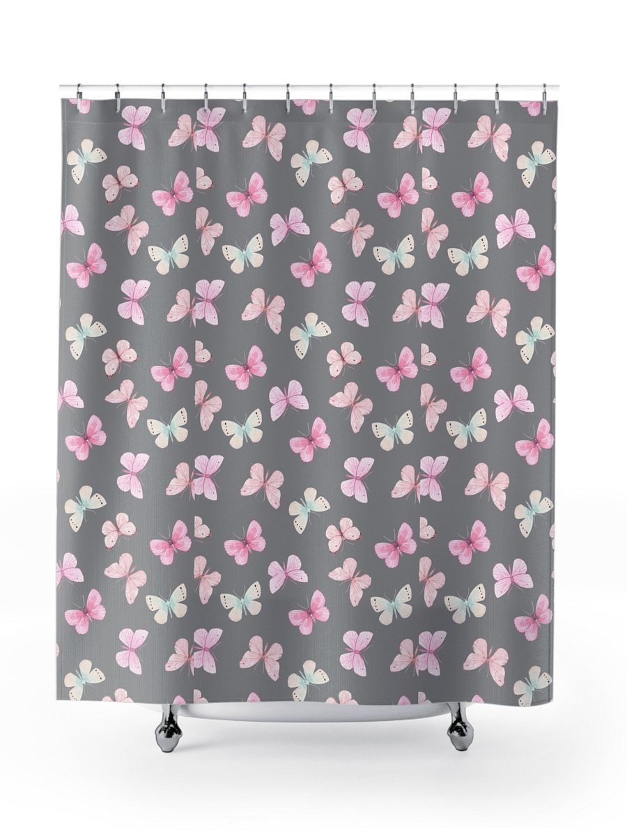 Spring Butterfly Shower Curtain product image (6)