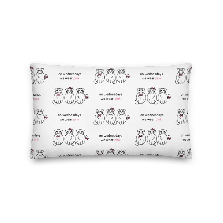 Pink Wednesdays Manul Ver. 2 - Pillow product image (2)