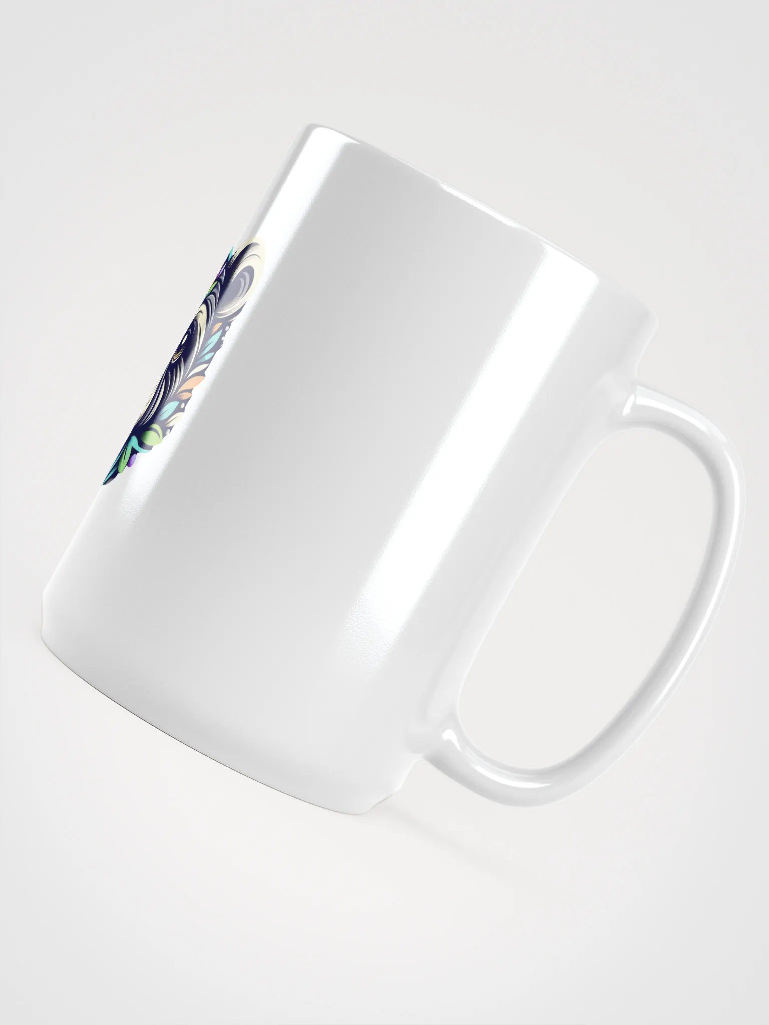Tribal Bear White Glossy Mug product image (5)
