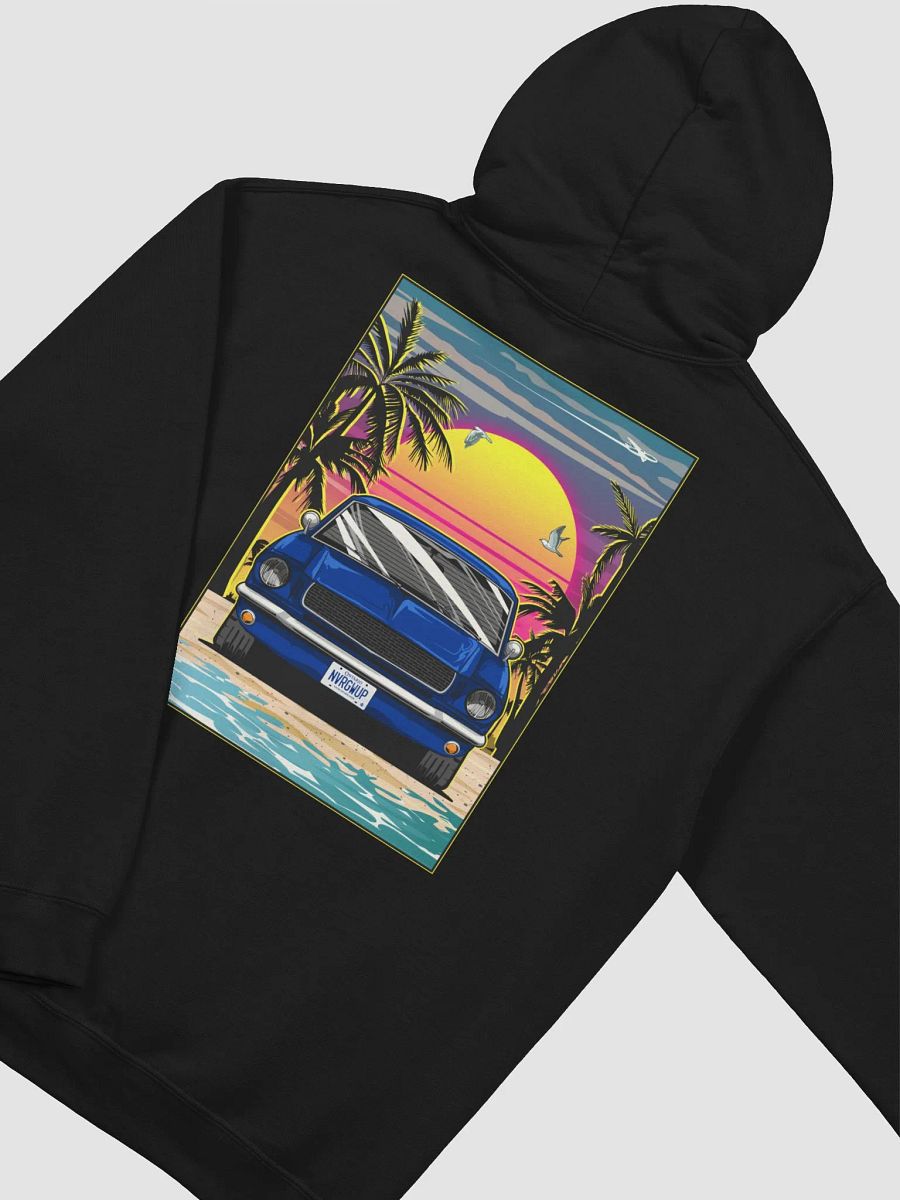 1966 Mustang Ol' Blue Hoodie (White Logo) product image (1)
