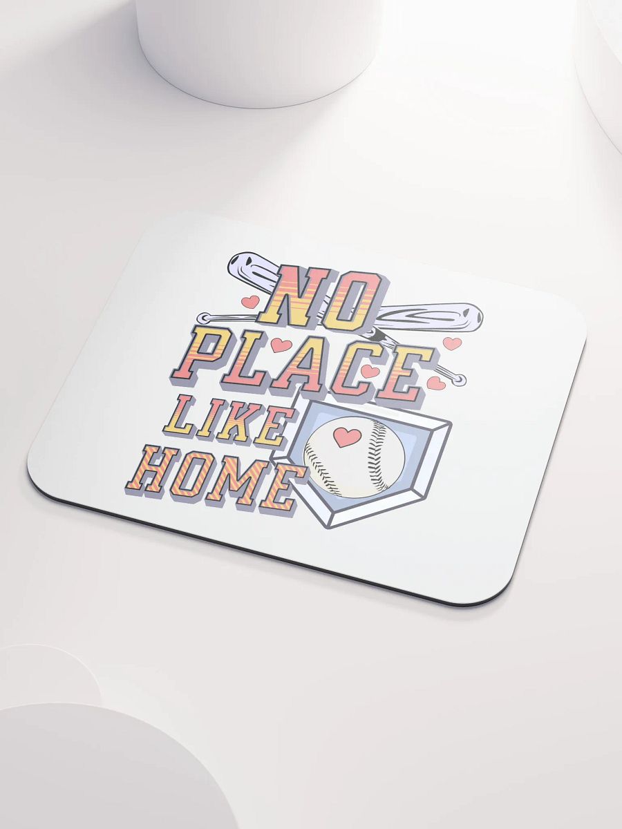 No Place Like Home Baseball Run Hearts Mouse Pad product image (3)