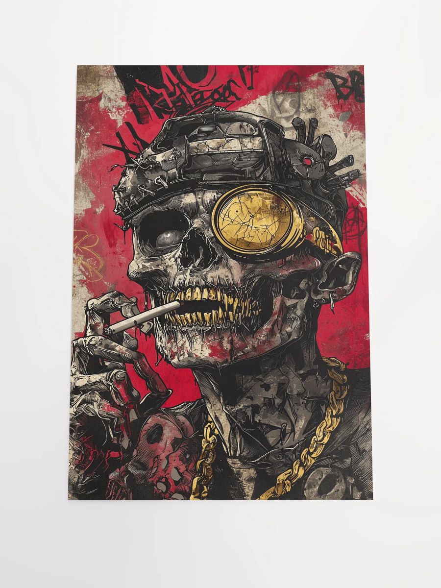 Gritty Punk Skeleton Poster product image (1)