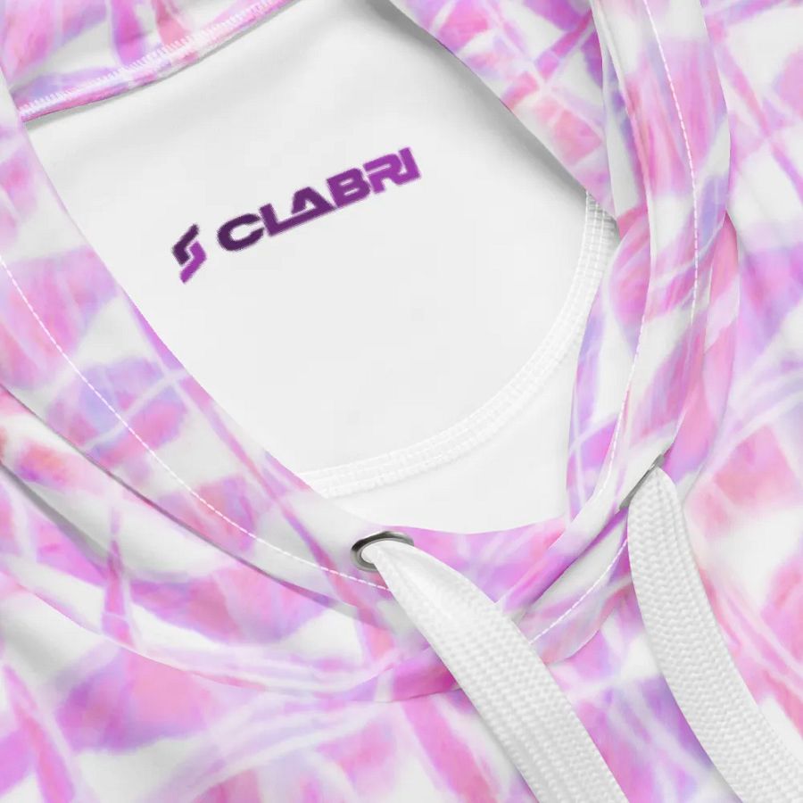 Pink Tie-Dye Relaxed-Fit Hoodie – Soft & Eco-Friendly product image (4)