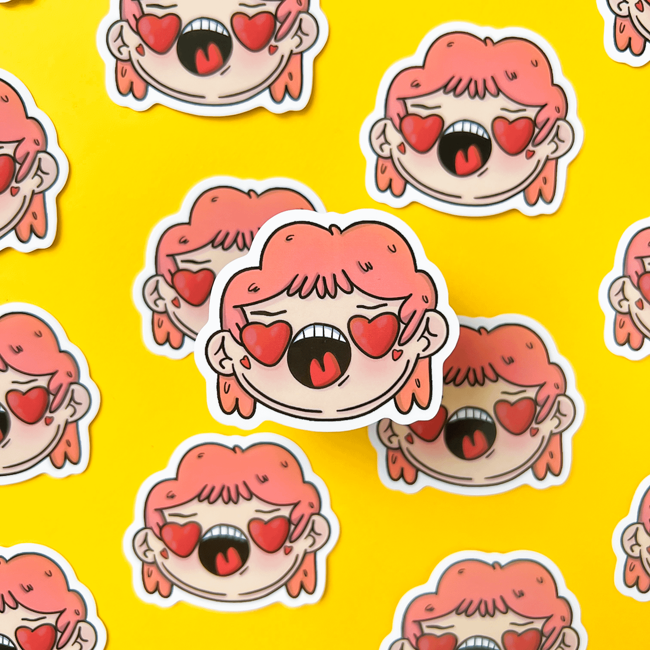 Hearts sticker product image (1)
