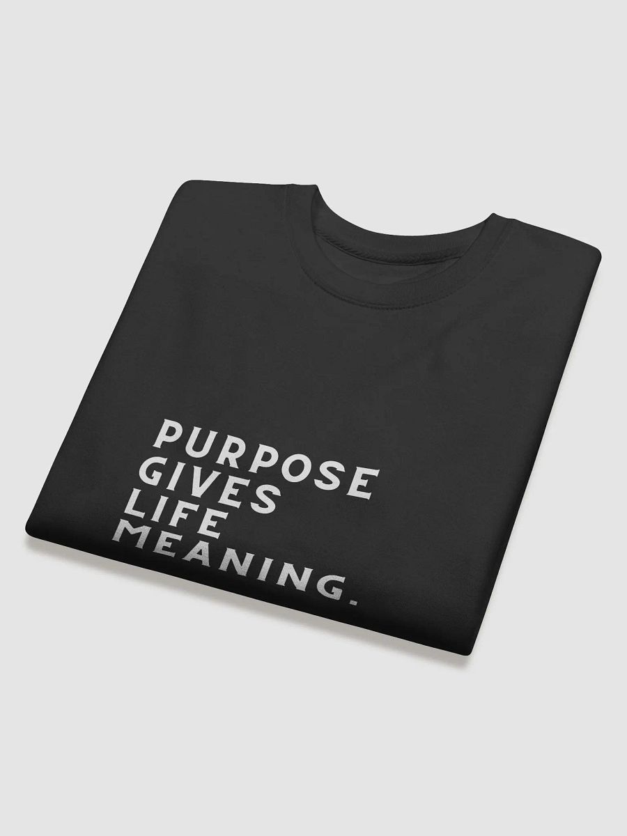Meaningful Purpose Premium Sweatshirt "purpose gives life meaning" product image (23)