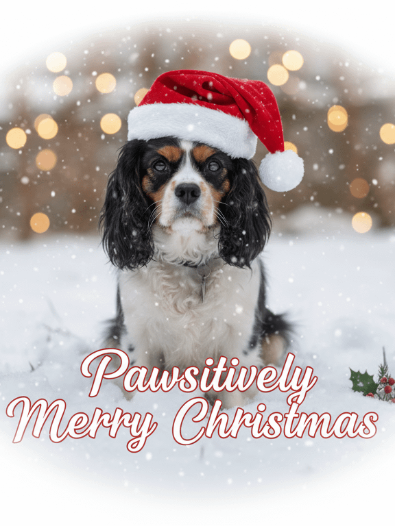 White Glossy Mug with Baxter Pawsitively Merry Christmas product image (13)