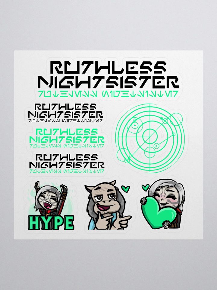 RuthlessNightsister Stickers product image (1)